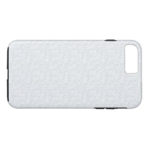 Light Grey Geometric Floral Pattern iPhone 8 Plus/7 Plus Case