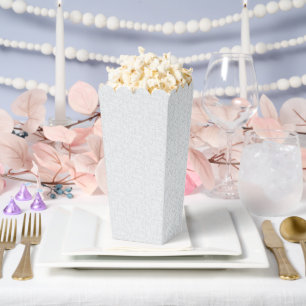Light Grey Geometric Floral Pattern Favour Box