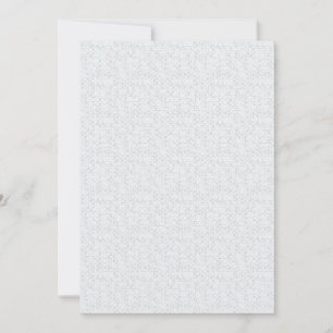 Light Grey Geometric Floral Pattern Invitation