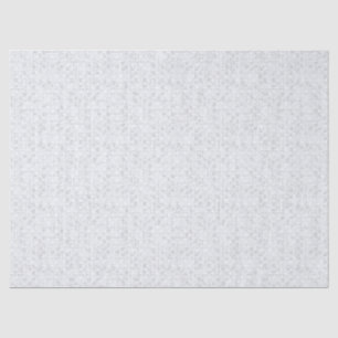 Light Grey Geometric Floral Pattern Tissue Paper