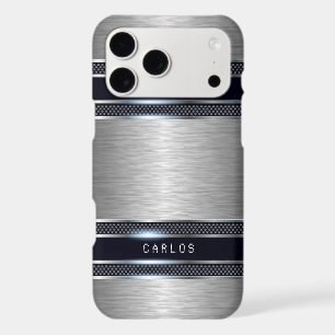 Light-grey geometric metallic background