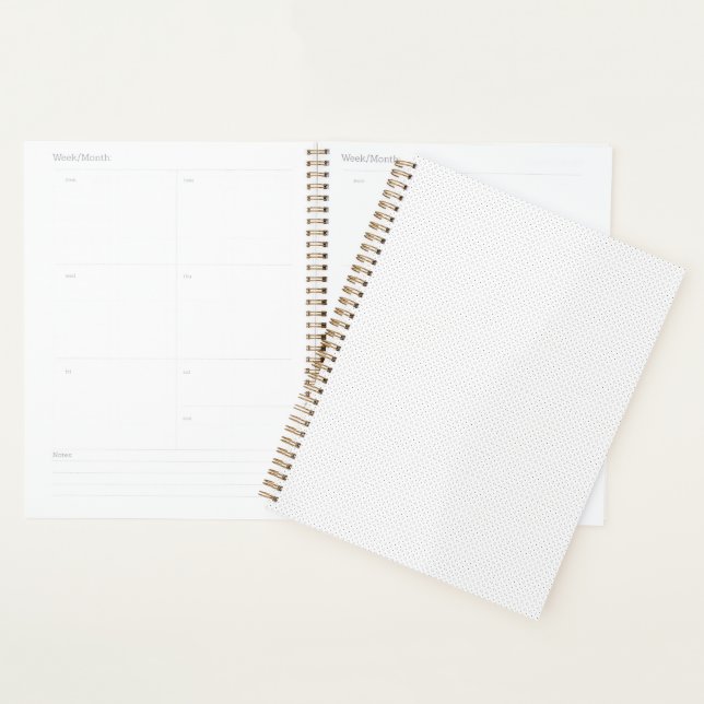 Light Grey Geometric Pattern | Minimalist Summer Planner (Display)