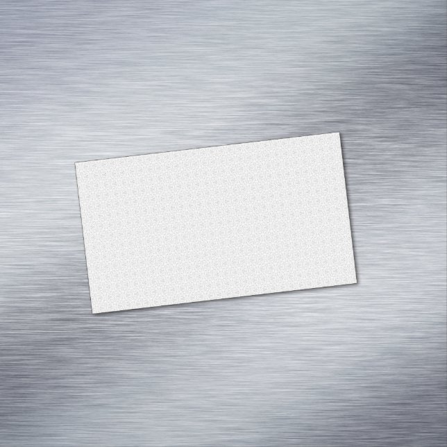 Light Grey Geometric Tile Pattern Magnetic Business Card (In Situ)