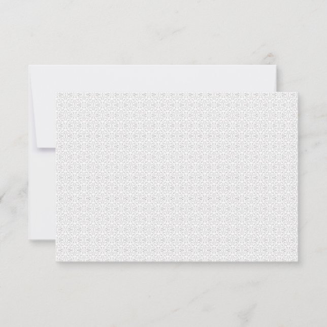Light Grey Geometric Tile Pattern Thank You Card (Front)