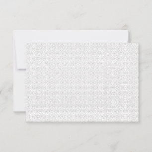 Light Grey Geometric Tile Pattern Thank You Card