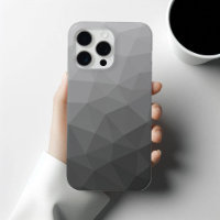 Light grey gradient geometric mesh pattern