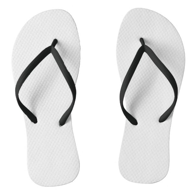Light Grey, Green White Thongs (Footbed)