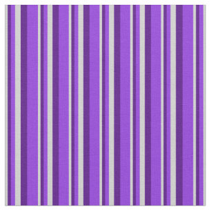 Light Grey, Indigo & Purple Coloured Lines Fabric