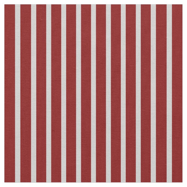 Light Grey & Maroon Coloured Stripes Fabric (Close Up)