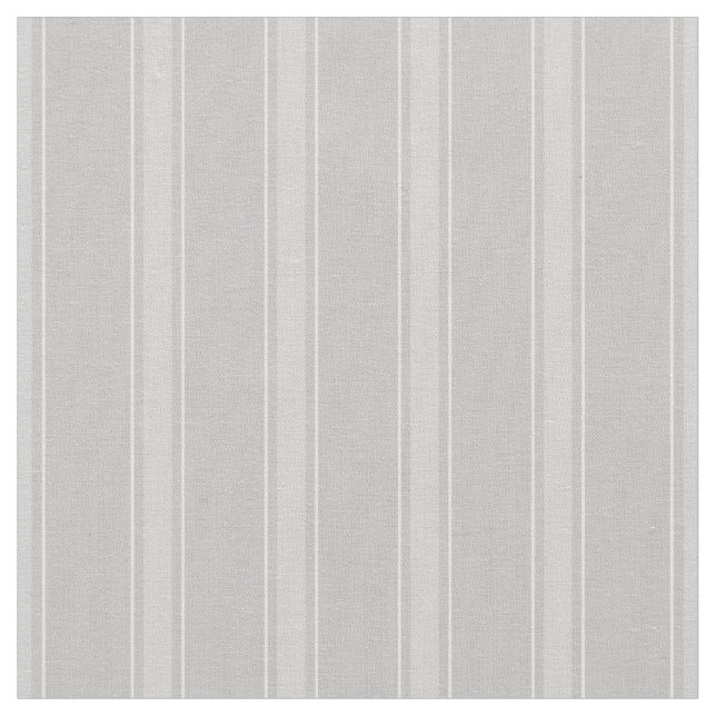 Light Grey & Pale Grey Stripes Fabric (Close Up)