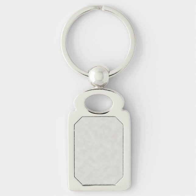 Light Grey Parchment Texture Background Key Ring (Front)