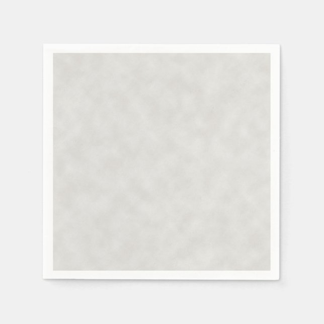 Light Grey Parchment Texture Background Napkin (Front)