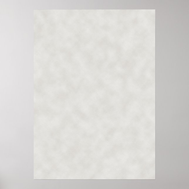 Light Grey Parchment Texture Poster (Front)