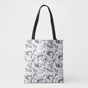 Light Grey Spots Abstract spotted pattern  Tote Bag