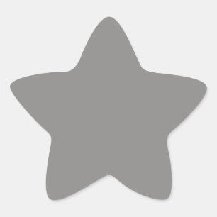 Light Grey Star Sticker