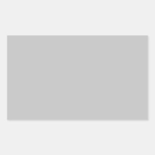 Light Grey Stone Colour Solid Background Grey Clou Rectangular Sticker