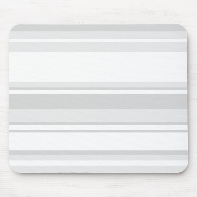 Light grey stripes mouse pad (Front)