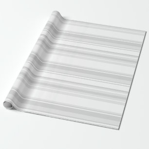 Light grey stripes wrapping paper