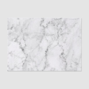 Light-Grey & White Faux Marble Tissue Paper