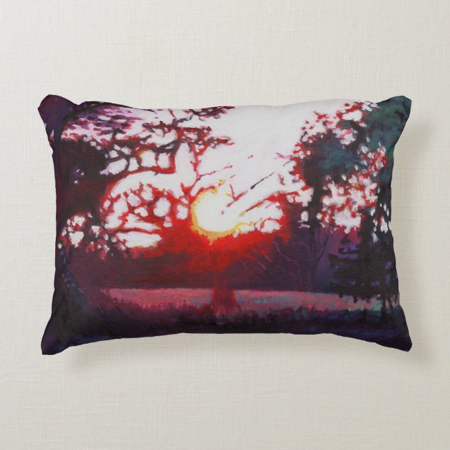 Light grounding 2013 decorative cushion (Front)