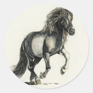 Light Hearted Icelandic Classic Round Sticker