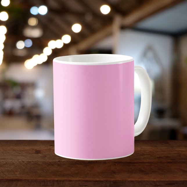 Light Hot Pink Solid Colour Coffee Mug (Creator Uploaded)