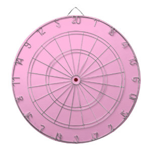 Light Hot Pink Solid Colour Dartboard