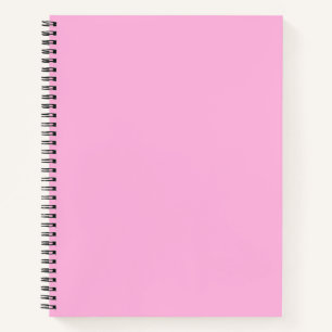 Light Hot Pink Solid Colour Notebook