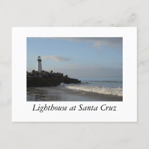 Light House at Santa Cruz California Postcard