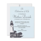 Light House Celebration of Life Card