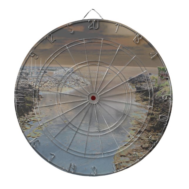 Light house in Cascais Portugal Dartboard (Front)