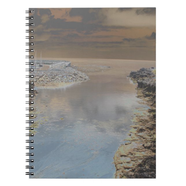 Light house in Cascais Portugal Notebook (Front)