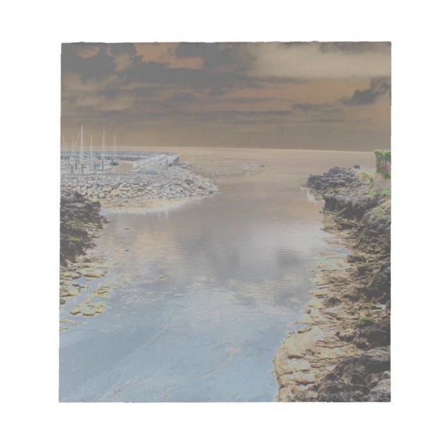 Light house in Cascais Portugal Notepad (Front)