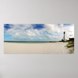Light house in Miami Poster