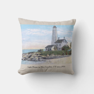 Light House New London CT Cushion