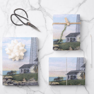 Light House New London CT  Wrapping Paper Sheet