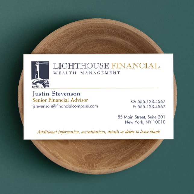 Light House Professional Business Card (Creator Uploaded)