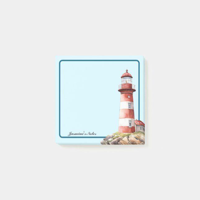 Light house red 1 Post-It Notes (Front)