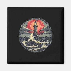 Light House Seaside House Sailing Boating Sea Ligh Magnet