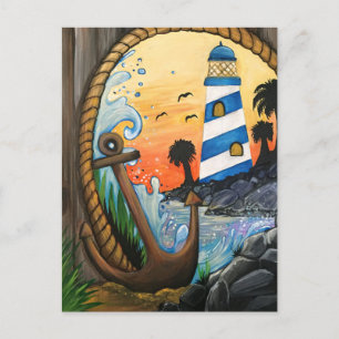 Light House View Postcard