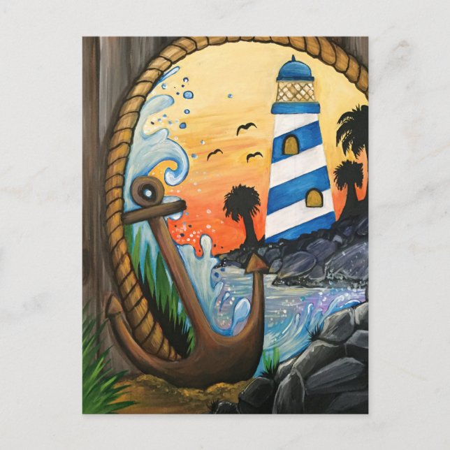 Light House View Postcard (Front)