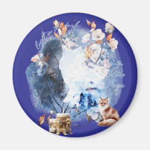 Light In The Dark Winter Solstice Magic Magnet
