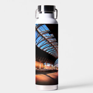 Light , in the train station water bottle