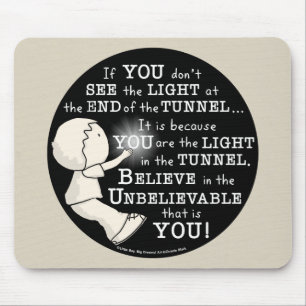 Light in the Tunnel Mouse Pad