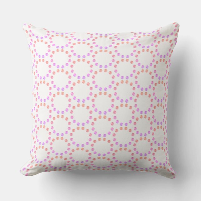 Light Ipanema Geometric Pattern Cushion (Front)