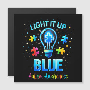 Light It Up Blue Autistic Autism Awareness
