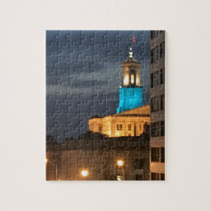 Light It Up Blue Jigsaw Puzzle