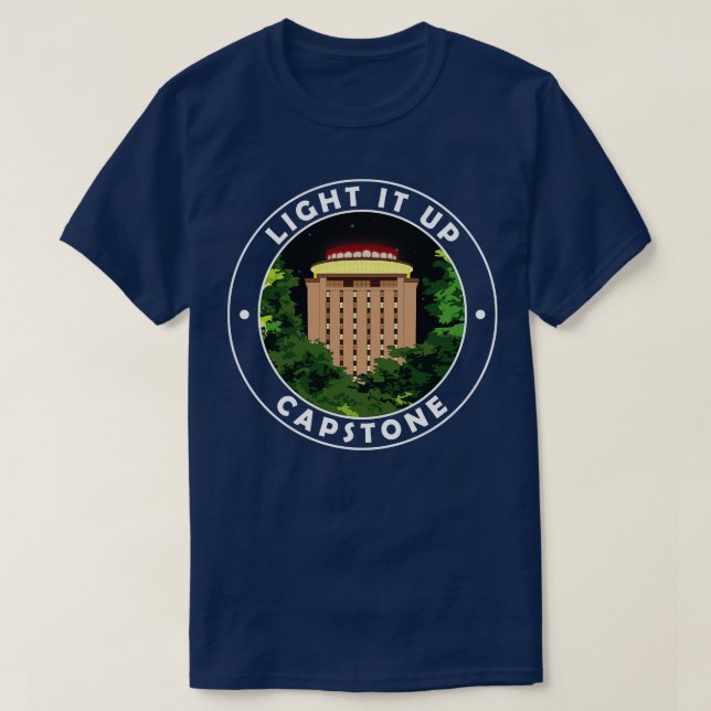 Light It Up Capstone T-Shirt (Design Front)