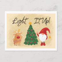 Light It Up Christmas Card