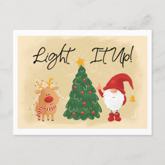 Light It Up Christmas Card